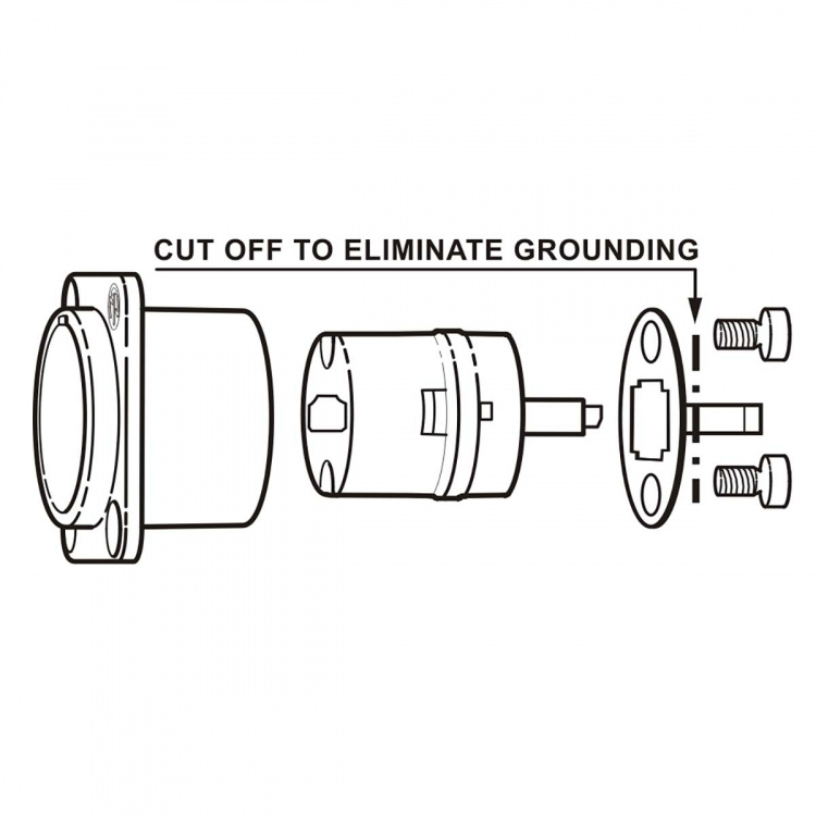 Neutrik HDMI 1.3 feedthrough adapter with D-form housing Neutrik HDMI 1.3 feedthrough adapter with D-form housing