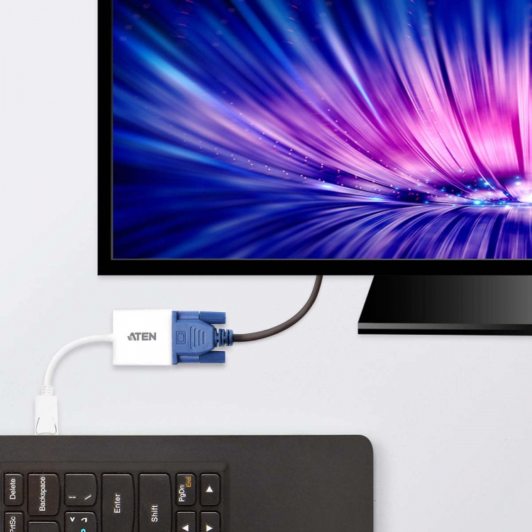 aten DisplayPort to VGA converter, Up to 1920x1200 @60Hz