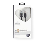 Nedis CAT5e Cable | U/UTP | RJ45 Male | RJ45 Male | 10.0 m | Round | LSZH | Anthracite | Window Box