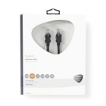 Nedis CAT5e Cable | U/UTP | RJ45 Male | RJ45 Male | 15.0 m | Round | LSZH | Anthracite | Window Box