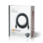 Nedis CAT5e Cable | U/UTP | RJ45 Male | RJ45 Male | 20.0 m | Round | LSZH | Anthracite | Window Box