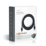 Nedis CAT5e Cable | U/UTP | RJ45 Male | RJ45 Male | 20.0 m | Round | LSZH | Anthracite | Window Box