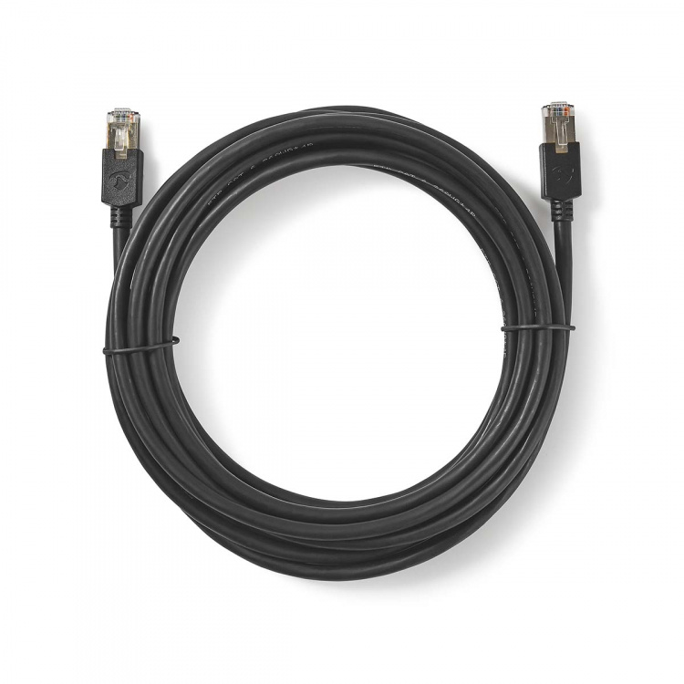 Nedis CAT6 Cable | RJ45 Male | RJ45 Male | F/UTP | 10.0 m | Round | LSZH / PVC | Anthracite | Window Box Nedis CAT6 Cable | RJ45 Male | RJ45 Male | F/UTP | 10.0 m | Round | LSZH / PVC | Anthracite | Window Box