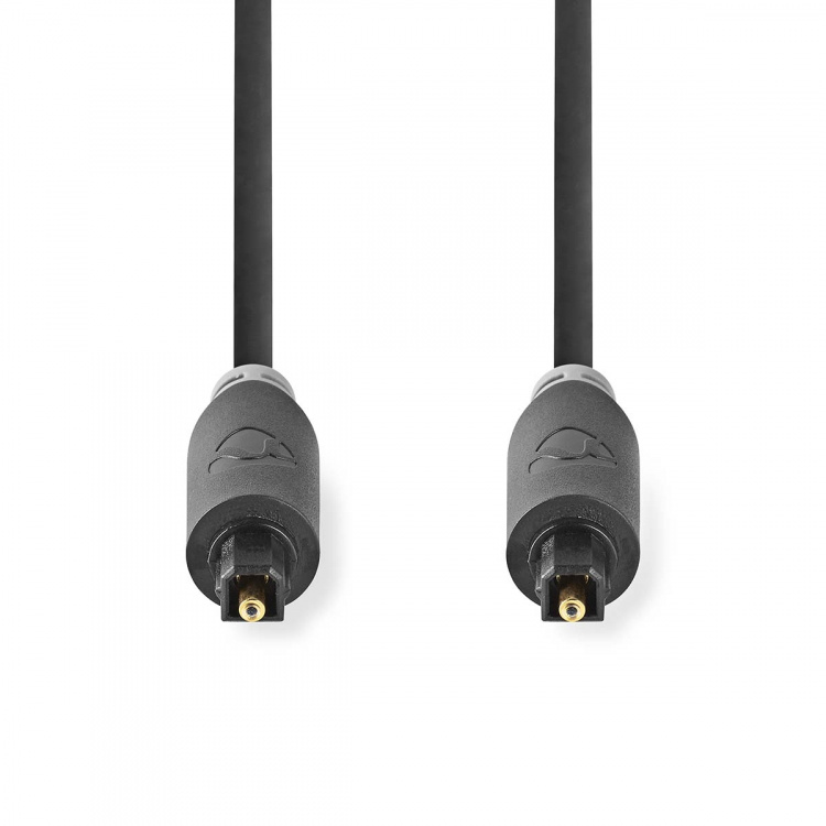 Nedis Optical Audio Cable | TosLink Male | TosLink Male | 3.00 m | Round | PVC | Anthracite | Box Nedis Optical Audio Cable | TosLink Male | TosLink Male | 3.00 m | Round | PVC | Anthracite | Box