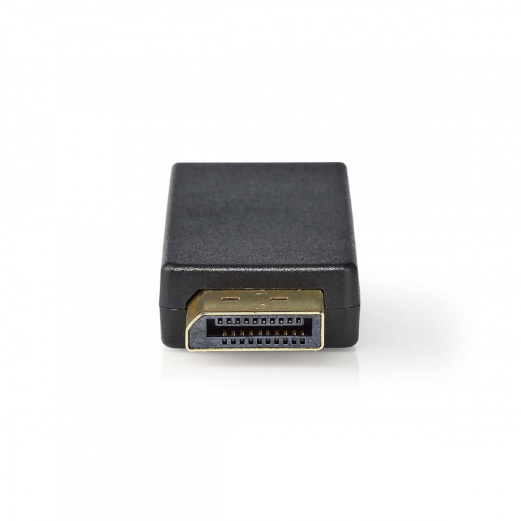 Nedis DisplayPort Adapter | DisplayPort Male | HDMI™ Output | 4K@30Hz | Gold Plated | Straight | Round | ABS | ABS | Anthracite | Box