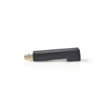 Nedis DisplayPort Adapter | DisplayPort Male | HDMI™ Output | 4K@30Hz | Gold Plated | Straight | Round | ABS | ABS | Anthracite | Box