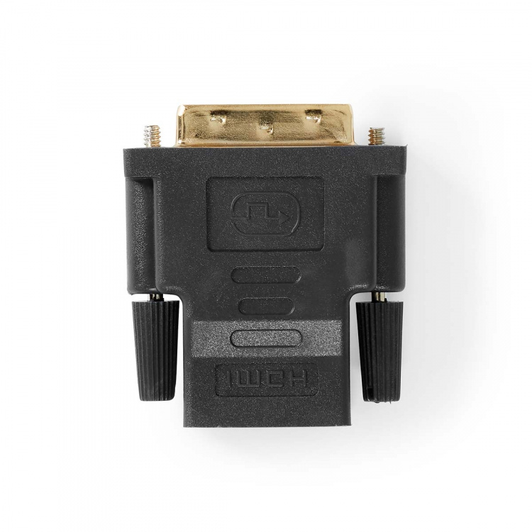 Nedis HDMI™ Adapter | HDMI™ Output | DVI-D 24+1-Pin Male | Gold Plated | Straight | PVC | Anthracite | 1 pcs | Window Box Nedis HDMI™ Adapter | HDMI™ Output | DVI-D 24+1-Pin Male | Gold Plated | Straight | PVC | Anthracite | 1 pcs | Window Box