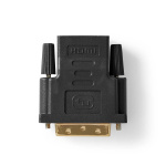 Nedis HDMI™ Adapter | HDMI™ Output | DVI-D 24+1-Pin Male | Gold Plated | Straight | PVC | Anthracite | 1 pcs | Window Box Nedis HDMI™ Adapter | HDMI™ Output | DVI-D 24+1-Pin Male | Gold Plated | Straight | PVC | Anthracite | 1 pcs | Window Box