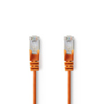 Nedis CAT5e Cable | SF/UTP | RJ45 Male | RJ45 Male | 7.50 m | Round | PVC | Orange | Polybag Nedis CAT5e Cable | SF/UTP | RJ45 Male | RJ45 Male | 7.50 m | Round | PVC | Orange | Polybag