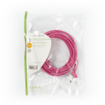 Nedis CAT5e Cable | SF/UTP | RJ45 Male | RJ45 Male | 3.00 m | Round | PVC | Pink | Polybag Nedis CAT5e Cable | SF/UTP | RJ45 Male | RJ45 Male | 3.00 m | Round | PVC | Pink | Polybag