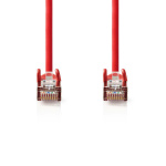 Nedis CAT5e Cable | SF/UTP | RJ45 Male | RJ45 Male | 10.0 m | Round | PVC | Red | Polybag Nedis CAT5e Cable | SF/UTP | RJ45 Male | RJ45 Male | 10.0 m | Round | PVC | Red | Polybag