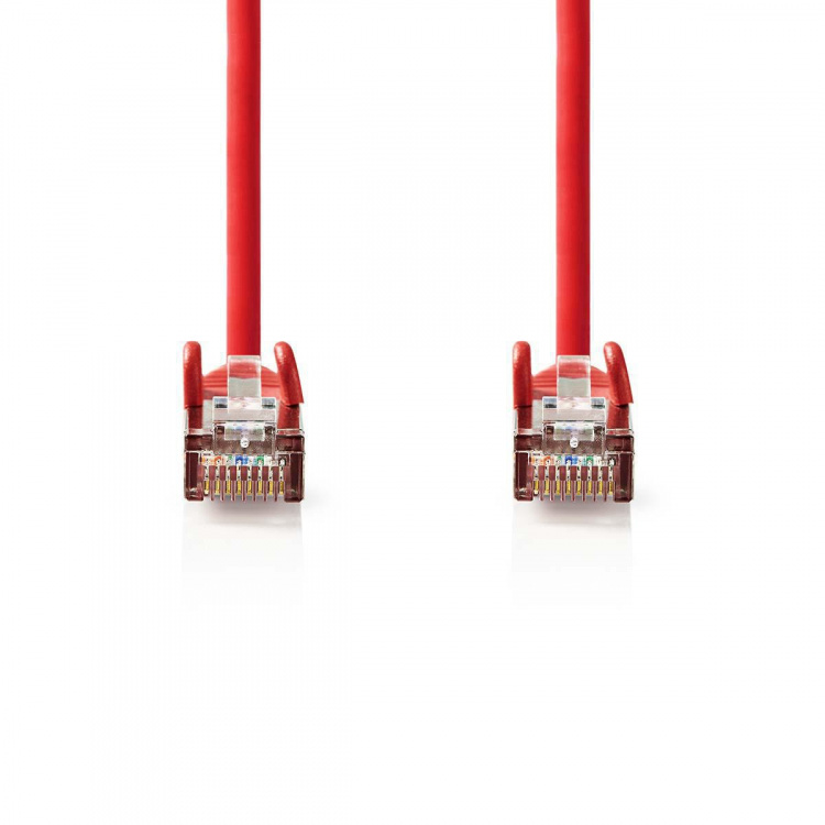 Nedis CAT5e Cable | SF/UTP | RJ45 Male | RJ45 Male | 10.0 m | Round | PVC | Red | Polybag Nedis CAT5e Cable | SF/UTP | RJ45 Male | RJ45 Male | 10.0 m | Round | PVC | Red | Polybag
