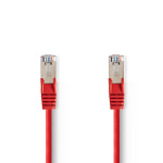 Nedis CAT5e Cable | SF/UTP | RJ45 Male | RJ45 Male | 5.00 m | Round | PVC | Red | Polybag Nedis CAT5e Cable | SF/UTP | RJ45 Male | RJ45 Male | 5.00 m | Round | PVC | Red | Polybag