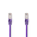Nedis CAT5e Cable | SF/UTP | RJ45 Male | RJ45 Male | 2.00 m | Round | PVC | Violet | Polybag