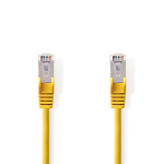Nedis CAT5e Cable | SF/UTP | RJ45 Male | RJ45 Male | 20.0 m | Round | PVC | Yellow | Polybag