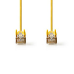 Nedis CAT5e Cable | SF/UTP | RJ45 Male | RJ45 Male | 5.00 m | Round | PVC | Yellow | Polybag