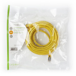 Nedis CAT5e Cable | SF/UTP | RJ45 Male | RJ45 Male | 5.00 m | Round | PVC | Yellow | Polybag