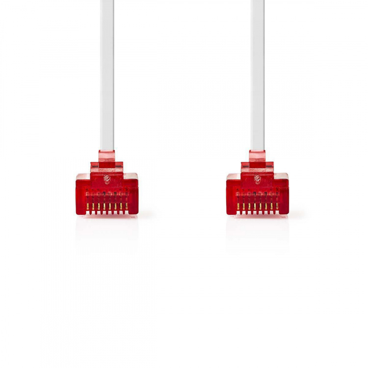 Nedis CAT6 Cable | RJ45 Male | RJ45 Male | U/UTP | 3.00 m | Flat | PVC | White | Envelope Nedis CAT6 Cable | RJ45 Male | RJ45 Male | U/UTP | 3.00 m | Flat | PVC | White | Envelope