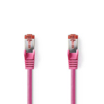 Nedis CAT6 Cable | RJ45 Male | RJ45 Male | S/FTP | 15.0 m | Round | LSZH | Pink | Polybag Nedis CAT6 Cable | RJ45 Male | RJ45 Male | S/FTP | 15.0 m | Round | LSZH | Pink | Polybag