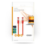Nedis CAT6 Cable | RJ45 Male | RJ45 Male | S/FTP | 5.00 m | Round | LSZH | Red | Envelope