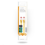 Nedis CAT6 Cable | RJ45 Male | RJ45 Male | S/FTP | 2.00 m | Round | LSZH | Yellow | Envelope Nedis CAT6 Cable | RJ45 Male | RJ45 Male | S/FTP | 2.00 m | Round | LSZH | Yellow | Envelope