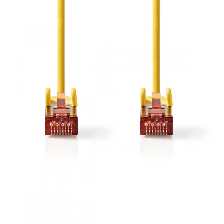 Nedis CAT6 Cable | RJ45 Male | RJ45 Male | S/FTP | 30.0 m | Round | LSZH | Yellow | Polybag