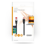 Nedis CAT6 Cable | RJ45 Male | RJ45 Male | SF/UTP | 5.00 m | Round | LSZH | Black | Envelope Nedis CAT6 Cable | RJ45 Male | RJ45 Male | SF/UTP | 5.00 m | Round | LSZH | Black | Envelope