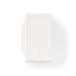 Nedis Network Wall Box | Flush Mount | 2 port(s) | CAT5e | Straight | Female | Gold Plated | PVC | White | Envelope