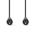 Nedis Optical Audio Cable | TosLink Male | TosLink Male | 3.00 m | Round | PVC | Black | Box Nedis Optical Audio Cable | TosLink Male | TosLink Male | 3.00 m | Round | PVC | Black | Box
