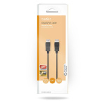 Nedis DisplayPort Cable | DisplayPort Male | DisplayPort Male | 4K@60Hz | Gold Plated | 2.00 m | Round | PVC | Black | Box
