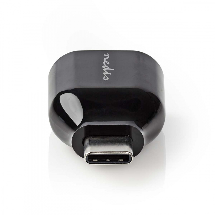 Nedis USB Adapter | USB 3.2 Gen 1 | USB-C™ Male | USB-A Female | 5 Gbps | Nickel Plated | Black | Box Nedis USB Adapter | USB 3.2 Gen 1 | USB-C™ Male | USB-A Female | 5 Gbps | Nickel Plated | Black | Box