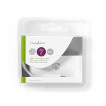 Nedis USB Adapter | USB 3.1 | USB-C™ Male | USB-A Female / USB-C™ Female / VGA Female | 5 Gbps | 0.20 m | Round | Nickel Plated | PVC | White | Blister