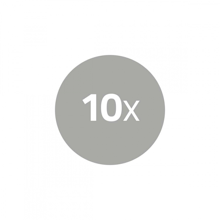 Nedis RJ45 Connector | Male | Solid FTP CAT5e | Straight | Nickel Plated | 10 pcs | Polycarbonate | Grey / Transparent | Box