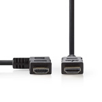 Nedis High Speed HDMI™ Cable with Ethernet | HDMI™ Connector | HDMI™ Connector | 4K@30Hz | 10.2 Gbps | 1.50 m | Round | PVC | Black | Blister Nedis High Speed HDMI™ Cable with Ethernet | HDMI™ Connector | HDMI™ Connector | 4K@30Hz | 10.2 Gbps | 1.50 m | Round | PVC | Black | Blister