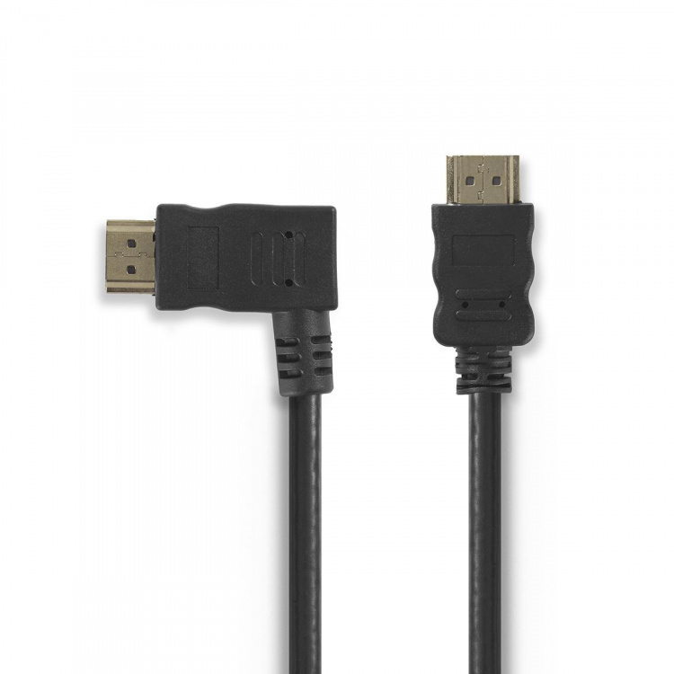 Nedis High Speed HDMI™ Cable with Ethernet | HDMI™ Connector | HDMI™ Connector | 4K@30Hz | 10.2 Gbps | 1.50 m | Round | PVC | Black | Blister Nedis High Speed HDMI™ Cable with Ethernet | HDMI™ Connector | HDMI™ Connector | 4K@30Hz | 10.2 Gbps | 1.50 m | Round | PVC | Black | Blister