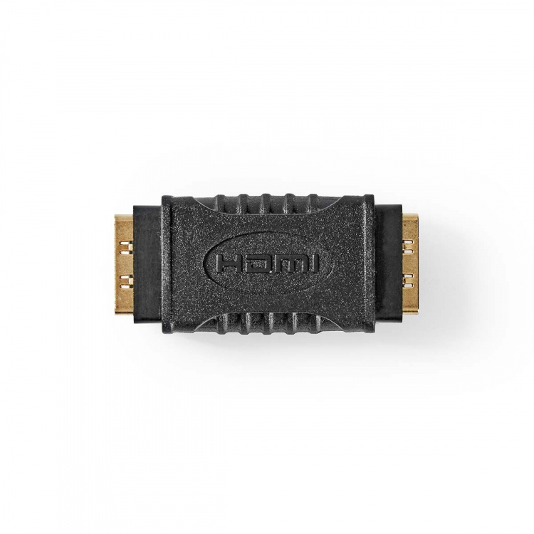 Nedis HDMI™ Adapter | HDMI™ Output | HDMI™ Output | Gold Plated | Straight | ABS | Black | 1 pcs | Box Nedis HDMI™ Adapter | HDMI™ Output | HDMI™ Output | Gold Plated | Straight | ABS | Black | 1 pcs | Box