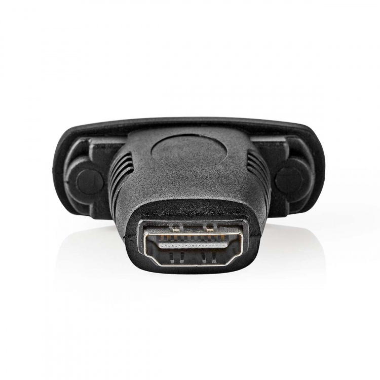 Nedis HDMI™ Adapter | HDMI™ Input | DVI-D 24+1-Pin Female | Nickel Plated | Straight | ABS | Black | 1 pcs | Box Nedis HDMI™ Adapter | HDMI™ Input | DVI-D 24+1-Pin Female | Nickel Plated | Straight | ABS | Black | 1 pcs | Box