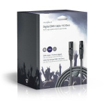 Nedis DMX Adapter Cable | XLR 3-Pin Male | XLR 3-Pin Female | Nickel Plated | 20.0 m | Round | PVC | Dark Grey | Gift Box