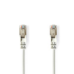 Nedis CAT5e Cable | SF/UTP | RJ45 Male | RJ45 Male | 7.50 m | Round | PVC | White | Blister
