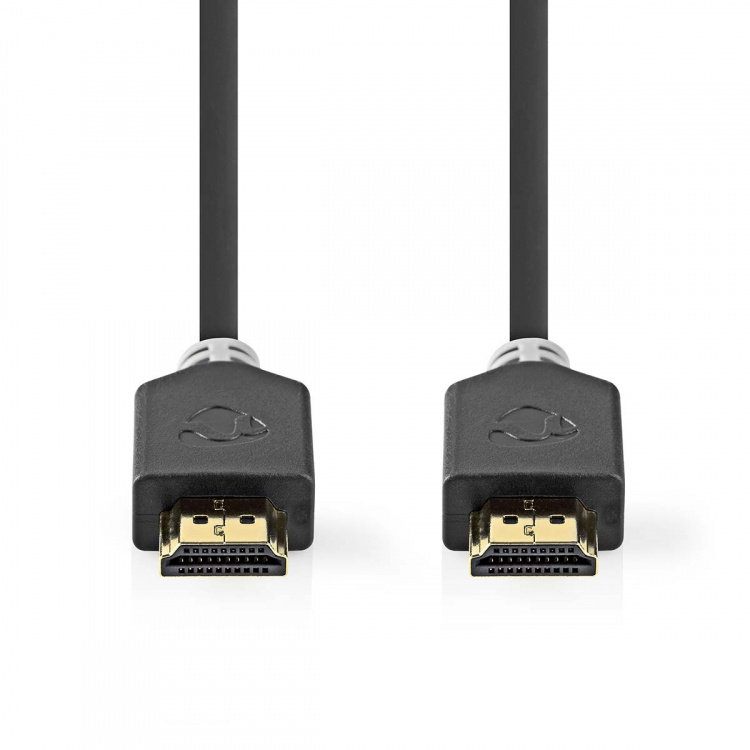 Nedis Ultra High Speed HDMI™ Cable | HDMI™ Connector | HDMI™ Connector | 8K@60Hz | 48 Gbps | 1.00 m | Round | 6.0 mm | Anthracite | Box Nedis Ultra High Speed HDMI™ Cable | HDMI™ Connector | HDMI™ Connector | 8K@60Hz | 48 Gbps | 1.00 m | Round | 6.0 mm | Anthracite | Box