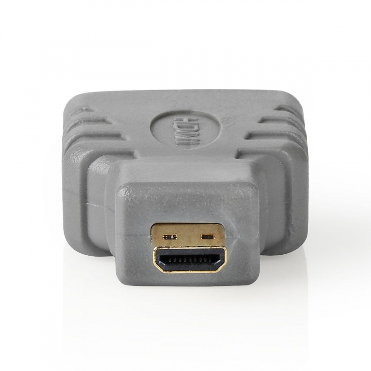 Bandridge HDMI Adapter | HDMI Micro Connector - HDMI Female | Grey