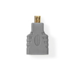 Bandridge HDMI Adapter | HDMI Micro Connector - HDMI Female | Grey