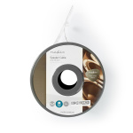 Nedis Speaker Cable | 2x 0.75 mm² | Copper | 25.0 m | Round | PVC | Black / Red | Reel