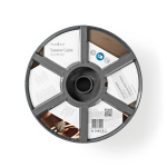 Nedis Speaker Cable | 2 x 2.50 mm² | Copper | 25.0 m | Round | PVC | Transparent | Reel Nedis Speaker Cable | 2 x 2.50 mm² | Copper | 25.0 m | Round | PVC | Transparent | Reel