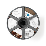 Nedis Speaker Cable | 2 x 2.50 mm² | Copper | 100.0 m | Round | PVC | Transparent | Reel Nedis Speaker Cable | 2 x 2.50 mm² | Copper | 100.0 m | Round | PVC | Transparent | Reel