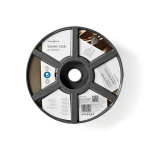 Nedis Speaker Cable | 2 x 4.00 mm² | Copper | 100.0 m | Round | PVC | Transparent | Reel Nedis Speaker Cable | 2 x 4.00 mm² | Copper | 100.0 m | Round | PVC | Transparent | Reel