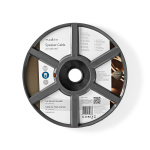Nedis Speaker Cable | 2 x 4.00 mm² | Copper | 15.0 m | Round | PVC | Transparent | Reel