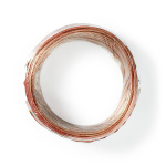 Nedis Speaker Cable | 2 x 0.75 mm² | CCA | 15.0 m | Round | PVC | Transparent | Wrap