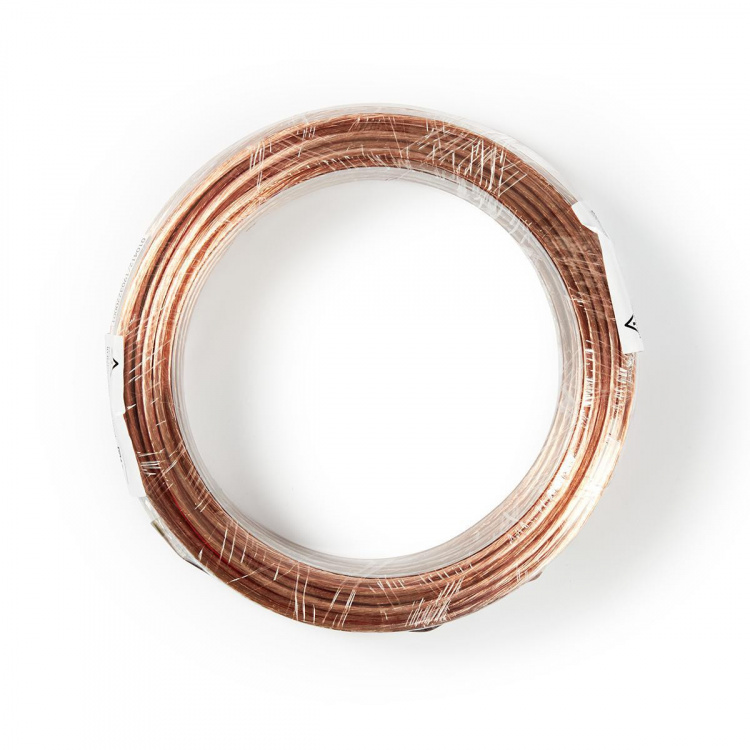 Nedis Speaker Cable | 2 x 1.50 mm² | CCA | 15.0 m | Round | PVC | Transparent | Wrap Nedis Speaker Cable | 2 x 1.50 mm² | CCA | 15.0 m | Round | PVC | Transparent | Wrap