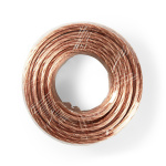 Nedis Speaker Cable | 2 x 6.00 mm² | CCA | 25.0 m | Round | PVC | Transparent | Wrap Nedis Speaker Cable | 2 x 6.00 mm² | CCA | 25.0 m | Round | PVC | Transparent | Wrap